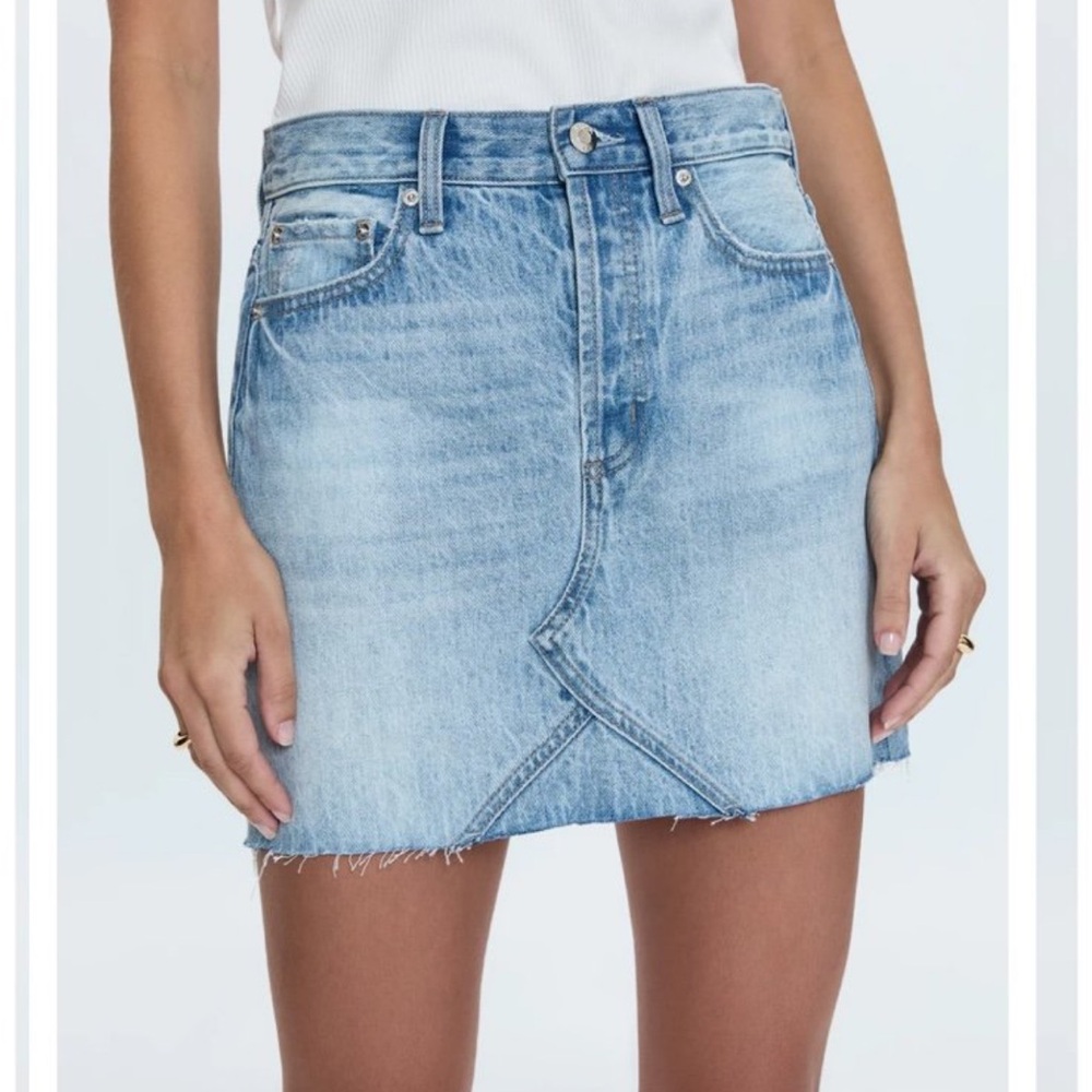 Pistola Los Angeles High Rise Denim Mini Skirt NWT